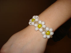 Spiral Hemp Bracelet- 3 Daisy